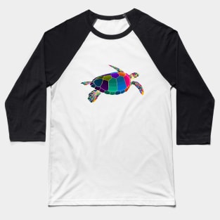 Turtle Pop Art Baseball T-Shirt